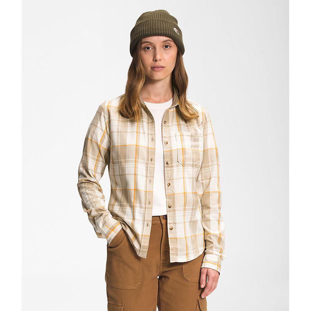 The North Face Berkeley Girlfriend Γυναικεια Μπλούζα Με Μακρύ Μανίκι - Χακί (KUJD73058)